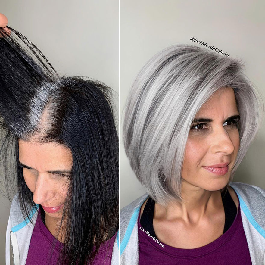 Gray Hair Transformation By Jack Martin