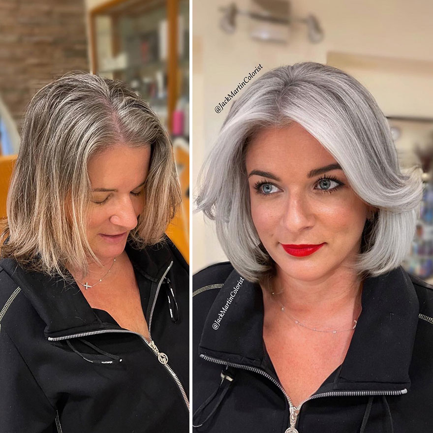 Gray Hair Transformation By Jack Martin