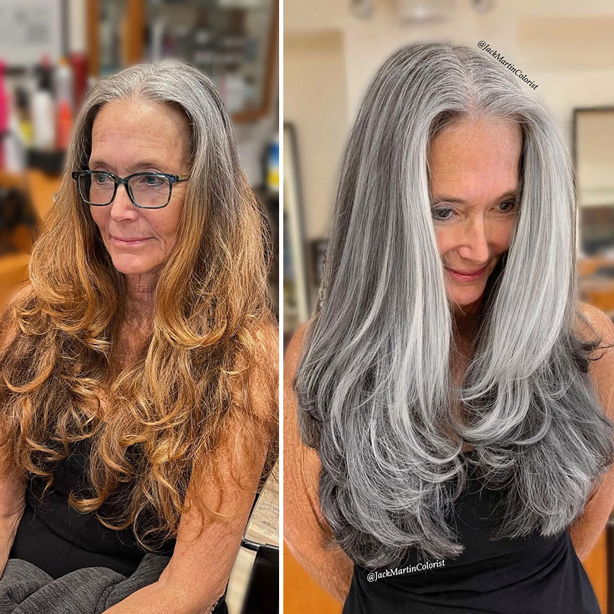 Gray Hair Transformation By Jack Martin