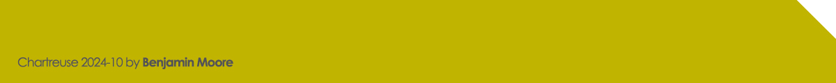 Chartreuse 2024-10 paint color by Benjamin Moore