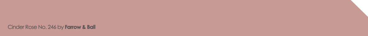 Cinder Rose No. 246 paint color by Farrow & Ball
