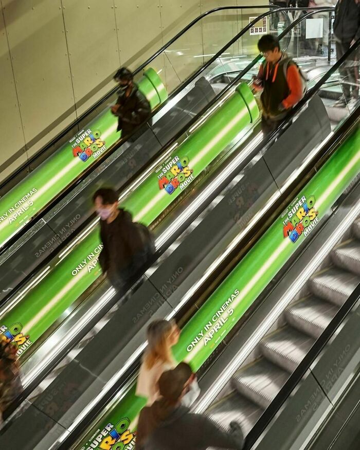 Universal Pictures - Super Mario Bros Super Mario In Melbourne Central Station, In Australia