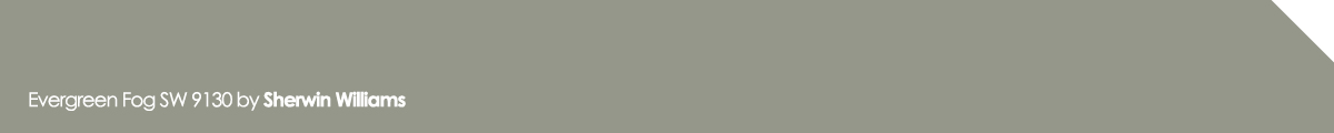 Evergreen Fog SW 9130 paint color by Sherwin Williams