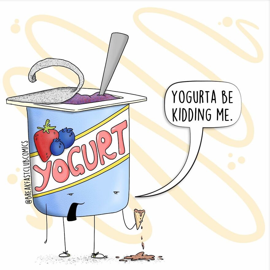 Funny Comics About Food That Are Full Of Puns And Jokes, By This Artist (New Pics)