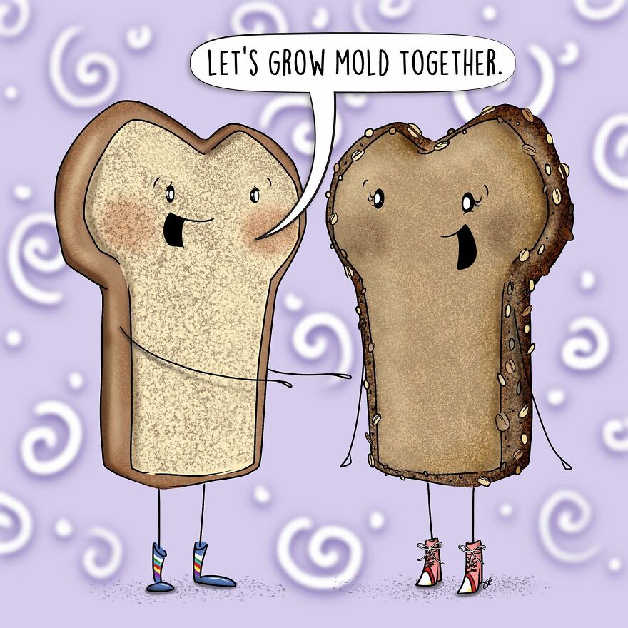 Funny Comics About Food That Are Full Of Puns And Jokes, By This Artist (New Pics)