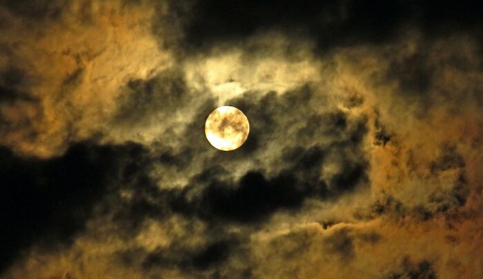 Full Moon Night Sky