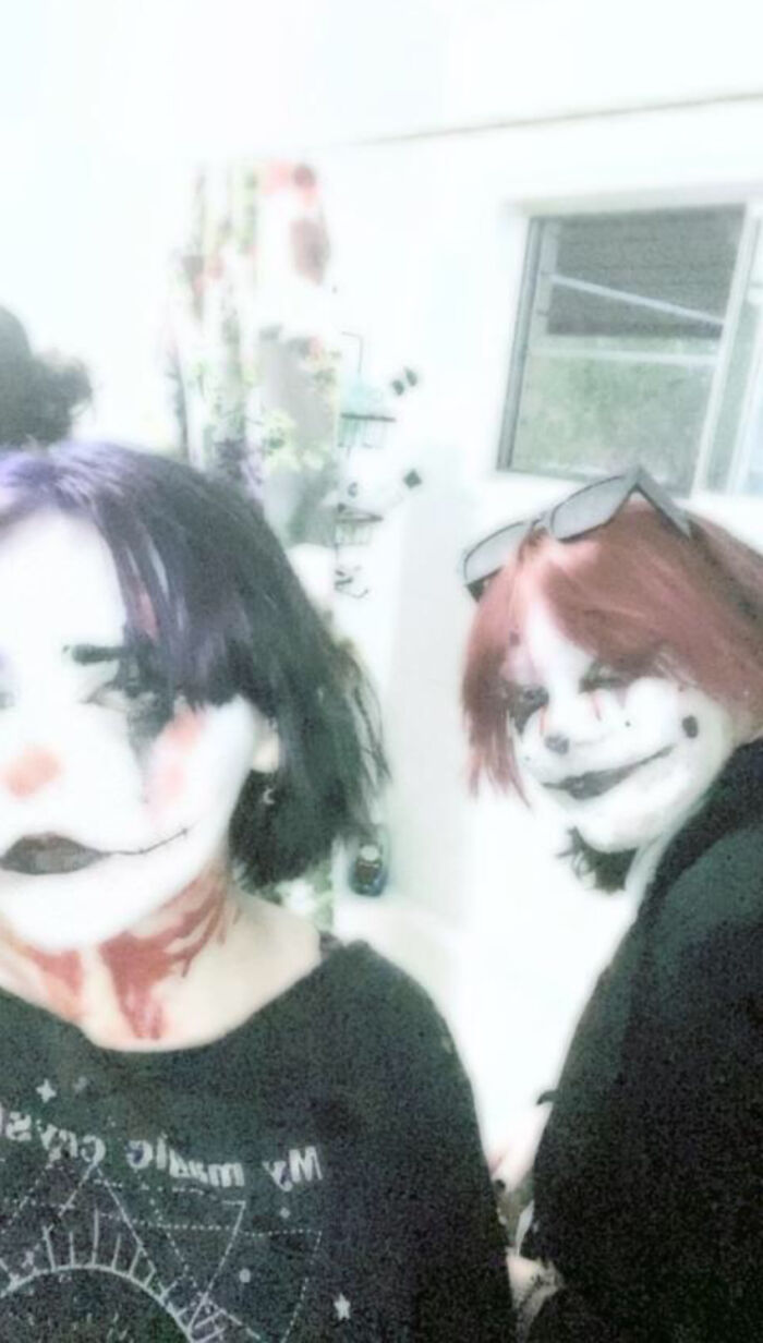 We Went As Clowns (The Purple Hair Is Me)