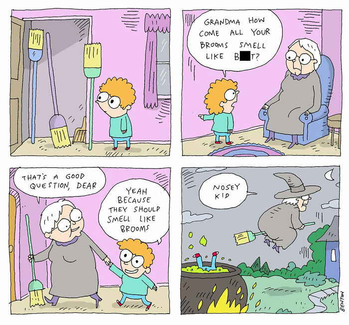 A Comic About A Witch Grandma