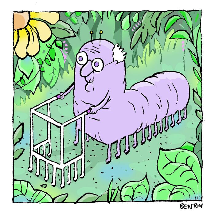 A Comic About A Worm Grandpa