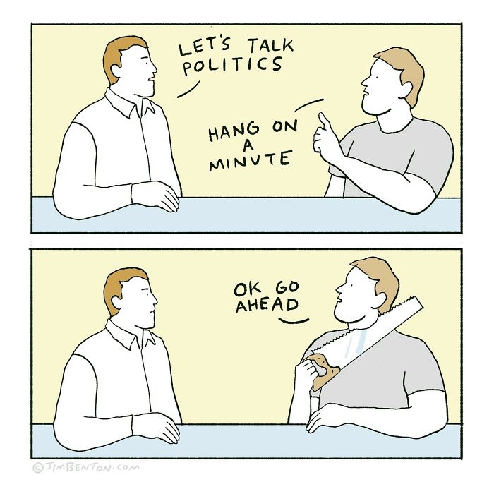 A Comic About Talking Politics
