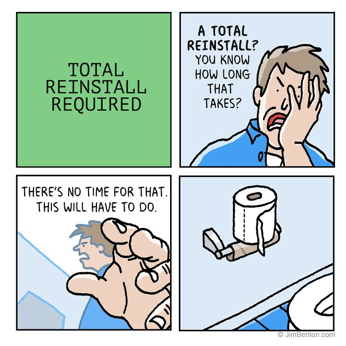 A Comic About Total Reinstall