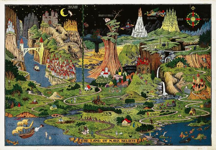The Land Of Make Believe Map (1930)