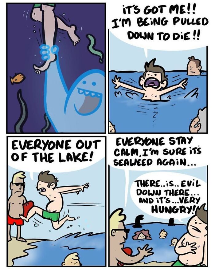 A Comic About A Hungry Evil In The Water