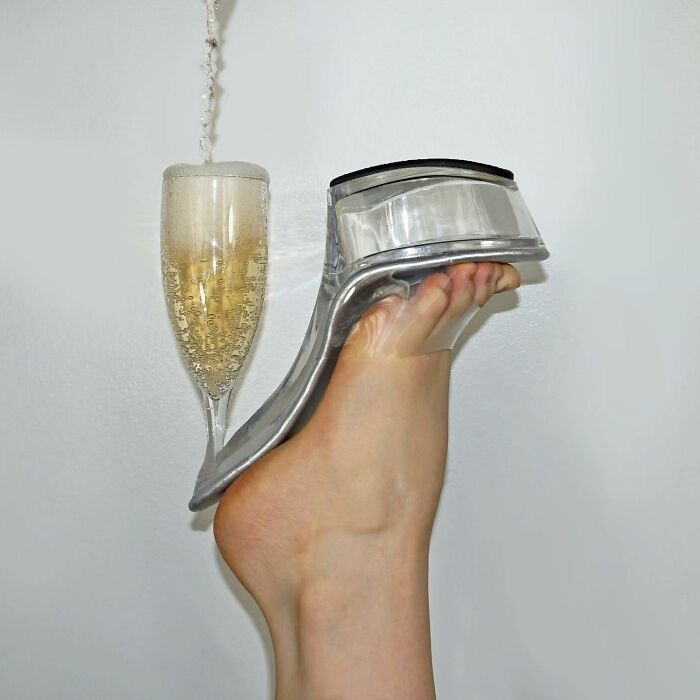 Champagne Glass Shoe