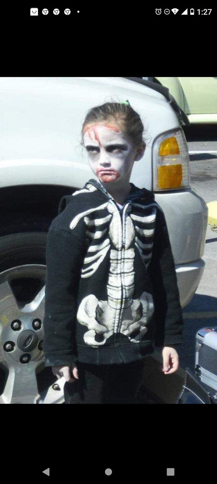 My Daughter In A Zombie Movie Few Years Back
