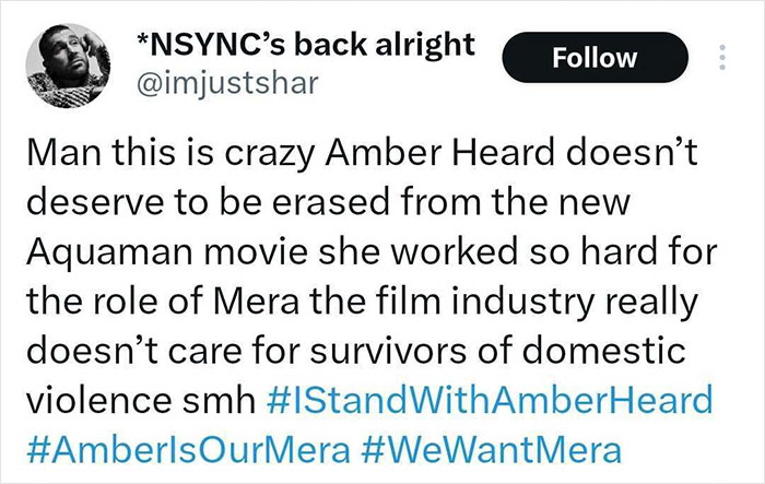 Amber Heard Is Completely “Erased” From Aquaman 2’s New Trailer, Fans Left “Sickened” Amber Heard Is Completely “Erased” From Aquaman 2’s New Trailer, Fans Left “Sickened”