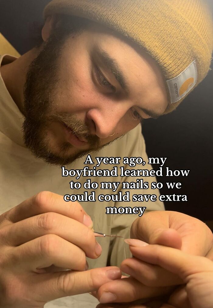 Man Learns Nail Art In A Bid To Save Girlfriend’s Money, Becomes A Pro Man Learns Nail Art In A Bid To Save Girlfriend’s Money, Becomes A Pro