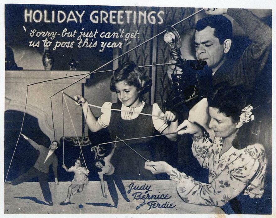Judy, Bernice And Ferdie, Christmas Puppets, 1952