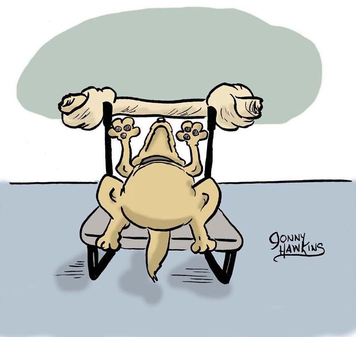 Working On My Dog Cartoon A Day Calendar