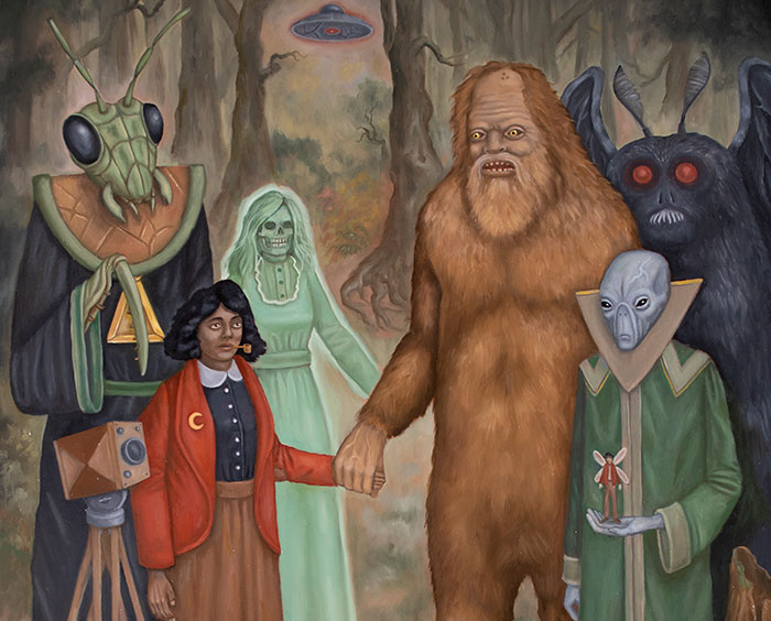 30 Paintings Of My Fantasy World Where Aliens Eat Gold And Steal Human Nightmares