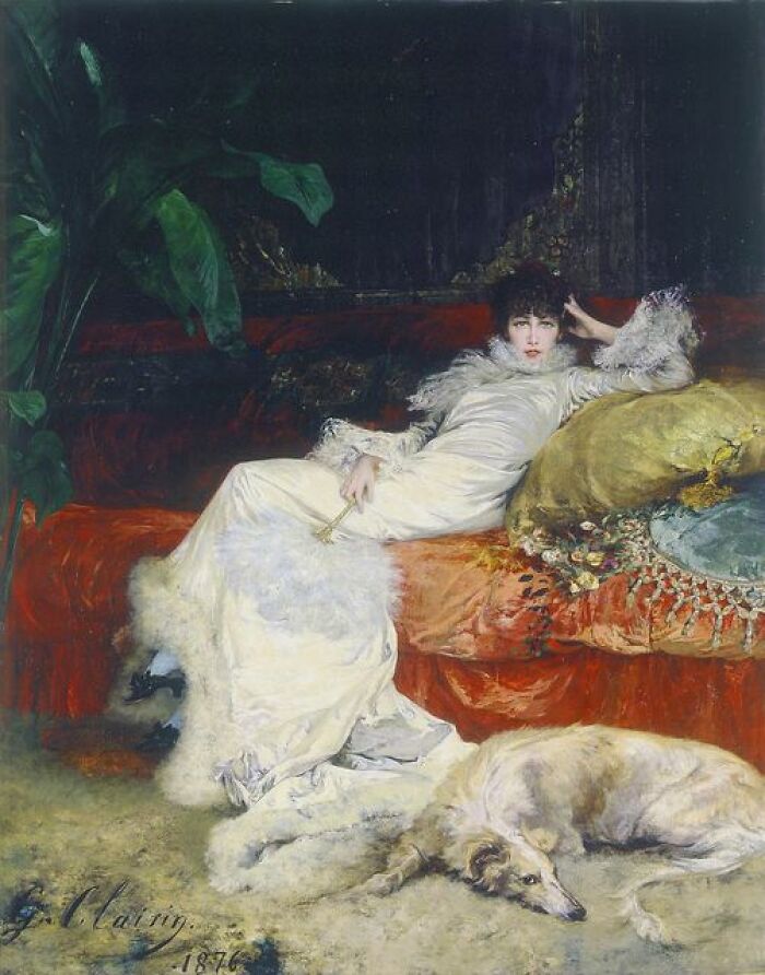 Portrait Of Sarah Bernhardt, Georges Clairin, 1876