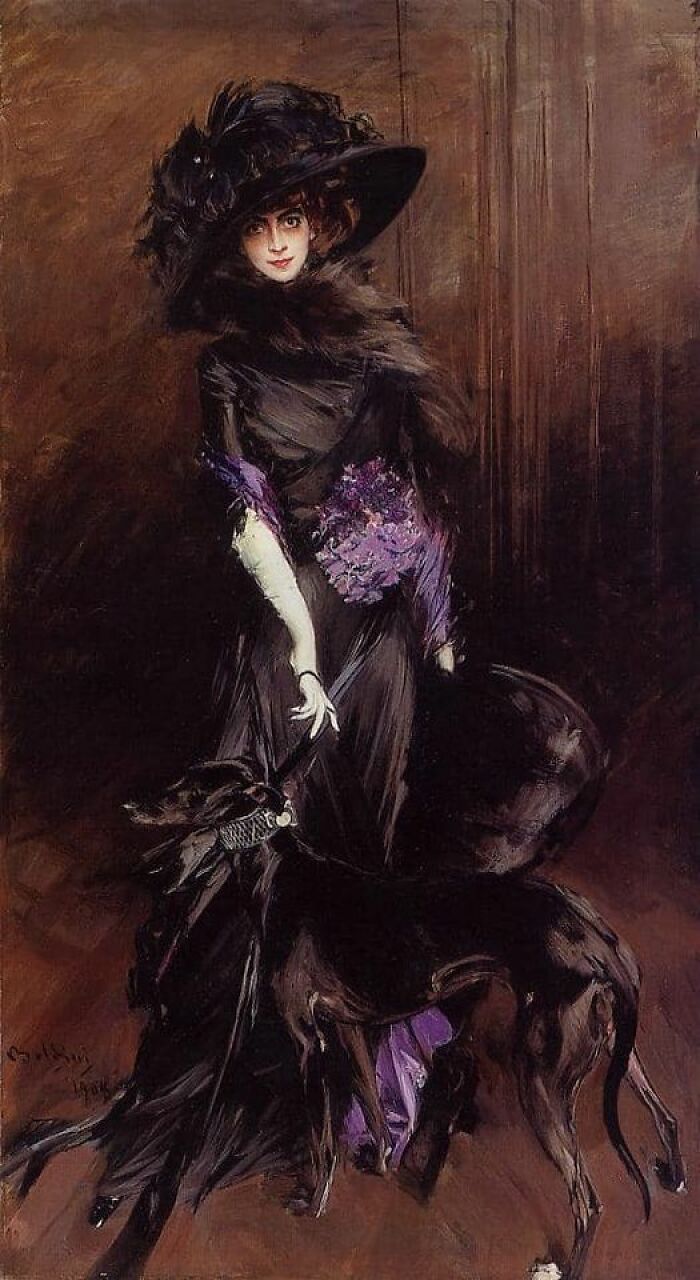 “La Marchesa Luisa Casati (Marquise Luisa Casati)” By Giovanni Boldini, Around 1911