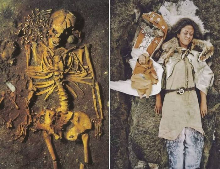 A 7000-6000 Year Old Burial Of A Young Woman (Aged Around 20 At The Time Of Her Death) And Her Newborn Baby From Vedbaek, Denmark