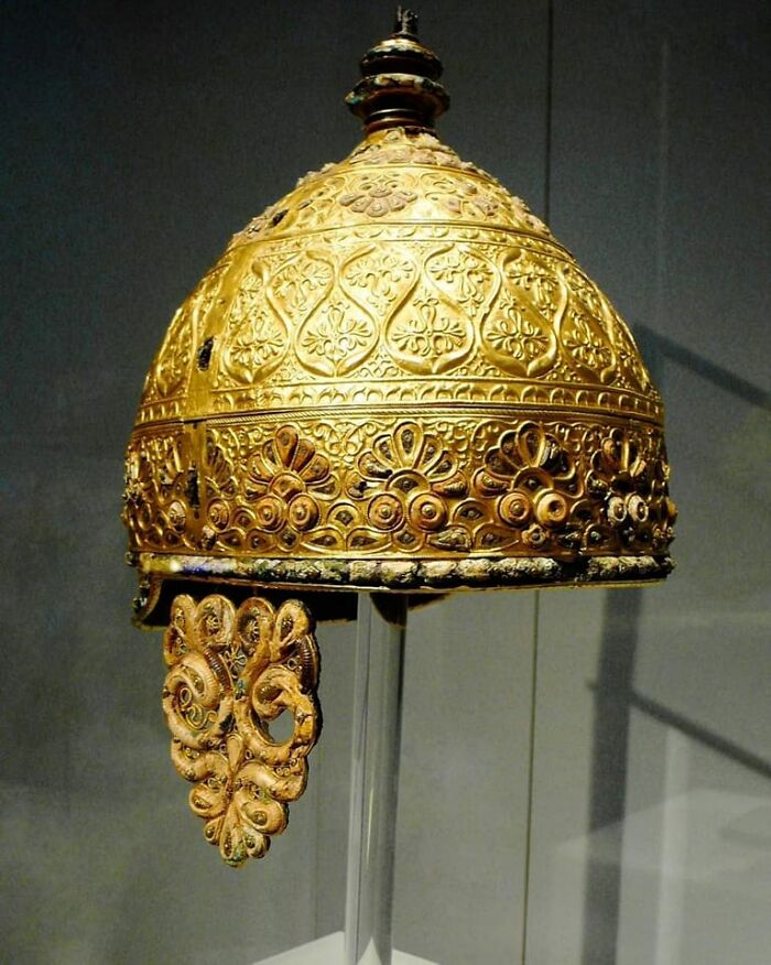 The Casque D'agris, A.k.a. Agris Helmet; A Ceremonial Celtic Helmet From Circa 350 Bc Found During 1981 In A Cave Near Agris, France
