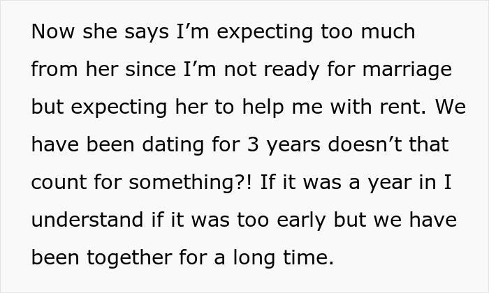 "It’s Crazy To Me": Man Expects GF To Cover His Expenses Whilst He Looks For New Job, She Refuses "It’s Crazy To Me": Man Expects GF To Cover His Expenses Whilst He Looks For New Job, She Refuses