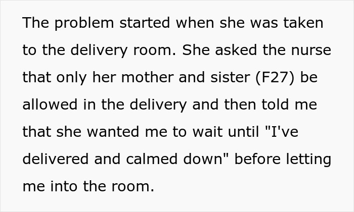 Guy Leaves Instead Of Waiting Around After Wife Bans Him From The Delivery Room, She's Furious