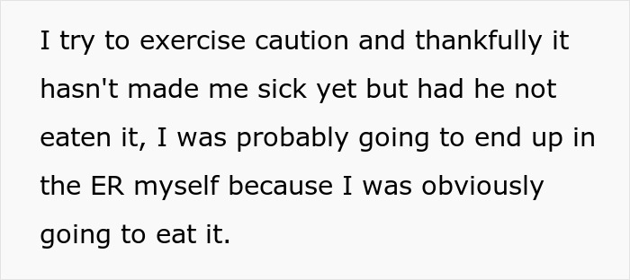 "AITA For 'Poisoning' Housemate Who Ate My Food Without My Permission And Ended Up In The ER?" "AITA For 'Poisoning' Housemate Who Ate My Food Without My Permission And Ended Up In The ER?"