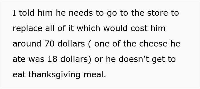 Teen wipes out $70 charcuterie board before Thanksgiving, mom makes him pay to replace the costly cheese and snacks. Teen wipes out $70 charcuterie board before Thanksgiving, mom makes him pay to replace the costly cheese and snacks.