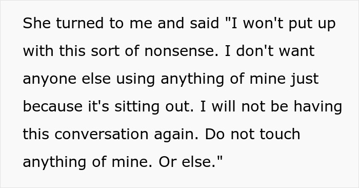 Woman Teaches Entitled Roommate How “Don’t Touch My Things And I Won’t Touch Yours” Really Works Woman Teaches Entitled Roommate How “Don’t Touch My Things And I Won’t Touch Yours” Really Works