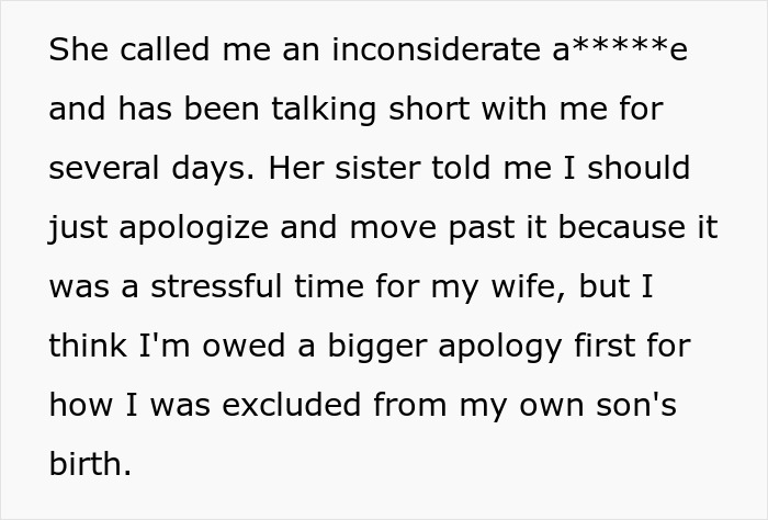 Guy Leaves Instead Of Waiting Around After Wife Bans Him From The Delivery Room, She's Furious Guy Leaves Instead Of Waiting Around After Wife Bans Him From The Delivery Room, She's Furious