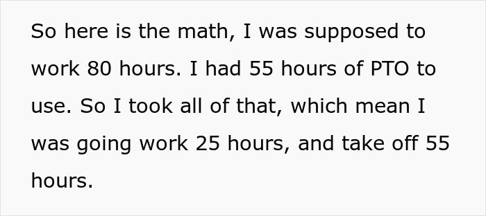 “Lose It If I Don't Use It”: Boss Is Shocked At Employee's Malicious Compliance Concerning PTO “Lose It If I Don't Use It”: Boss Is Shocked At Employee's Malicious Compliance Concerning PTO