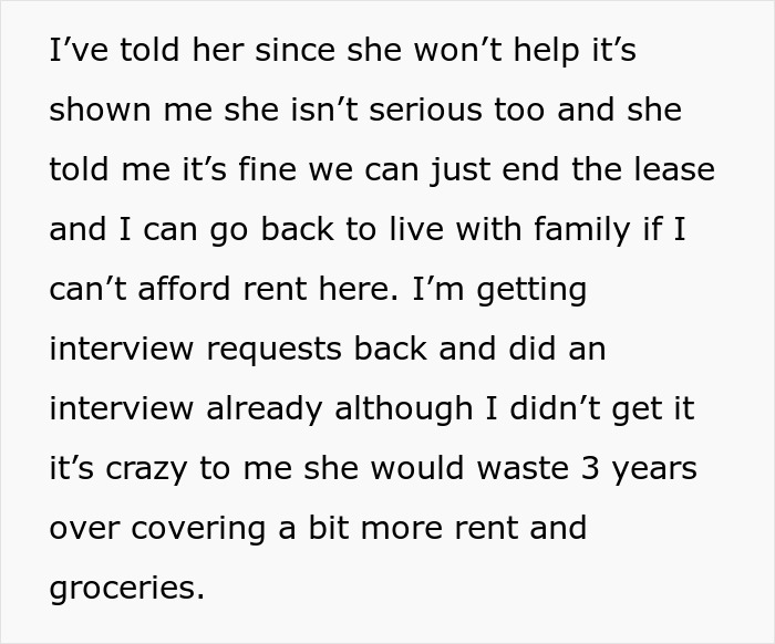 "It’s Crazy To Me": Man Expects GF To Cover His Expenses Whilst He Looks For New Job, She Refuses "It’s Crazy To Me": Man Expects GF To Cover His Expenses Whilst He Looks For New Job, She Refuses