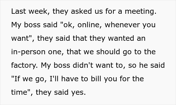 Company Sends Client Expensive Bill After Being Forced To Attend Meeting