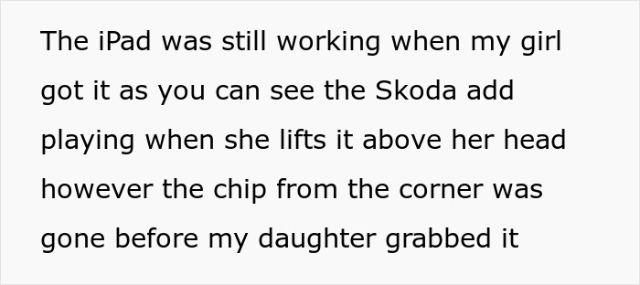 Mom Refuses To Pay For Broken iPad Pro After Parents Leave It With 11-Month-Old At Daycare Mom Refuses To Pay For Broken iPad Pro After Parents Leave It With 11-Month-Old At Daycare