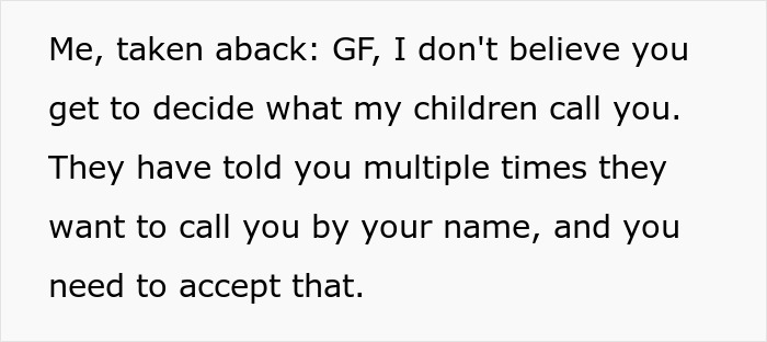 9 Y.O. Won't Call Dad's GF 'Mom', She Refuses To Drive Until The Kid Does, Bio Mom Loses It 9 Y.O. Won't Call Dad's GF 'Mom', She Refuses To Drive Until The Kid Does, Bio Mom Loses It