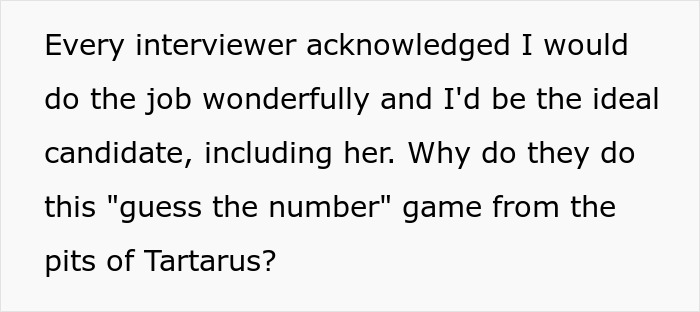 “The Problem Is, You Already Gave Your Number”: Candidate Furious With Company’s Interview Process “The Problem Is, You Already Gave Your Number”: Candidate Furious With Company’s Interview Process