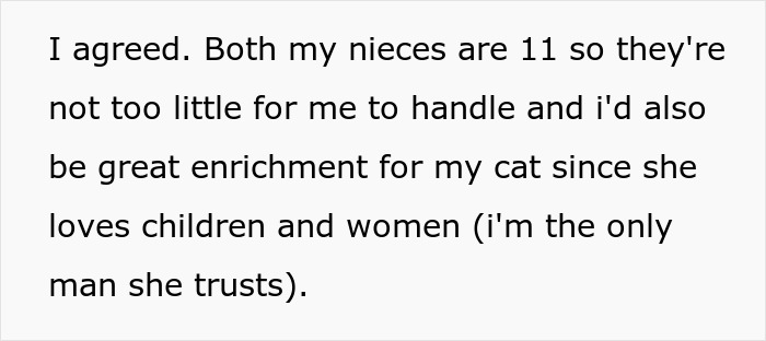Sister Freaks Out Over Brother's 'Demonic' Cat, Bans Him From Seeing Her Kids Unless The Cat Goes Sister Freaks Out Over Brother's 'Demonic' Cat, Bans Him From Seeing Her Kids Unless The Cat Goes
