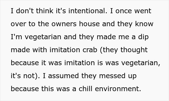 Waiter Learns He's Been Lying To Customers About Vegetarian Food After Checking The Ingredients Waiter Learns He's Been Lying To Customers About Vegetarian Food After Checking The Ingredients