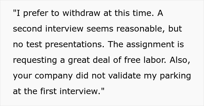 Job Applicant Sees Right Through Interviewers And Their Toxic Practices, Withdraws The Application