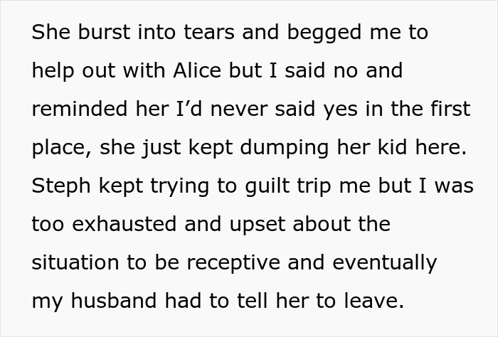 “She Burst Into Tears And Begged Me To Help”: Woman Threatens To Call CPS On Sister-In-Law “She Burst Into Tears And Begged Me To Help”: Woman Threatens To Call CPS On Sister-In-Law