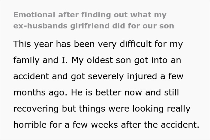 Woman Can’t Keep Herself From Crying When She Learns How Her Ex’s GF Saved Her Son’s Birthday Woman Can’t Keep Herself From Crying When She Learns How Her Ex’s GF Saved Her Son’s Birthday
