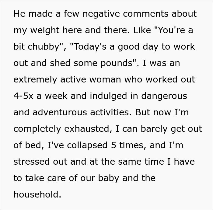 Husband Throws Away Breastfeeding Wife's Food And Demands Her To Lose Weight, She Leaves Him Instead Husband Throws Away Breastfeeding Wife's Food And Demands Her To Lose Weight, She Leaves Him Instead