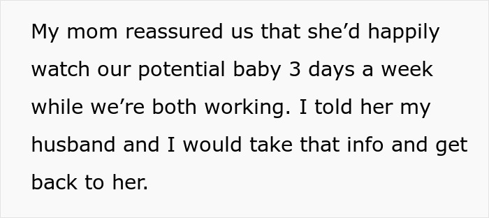 Woman Reassures Couple She’ll Babysit Her Grandchild For Free Until It’s Actually Due To Be Born