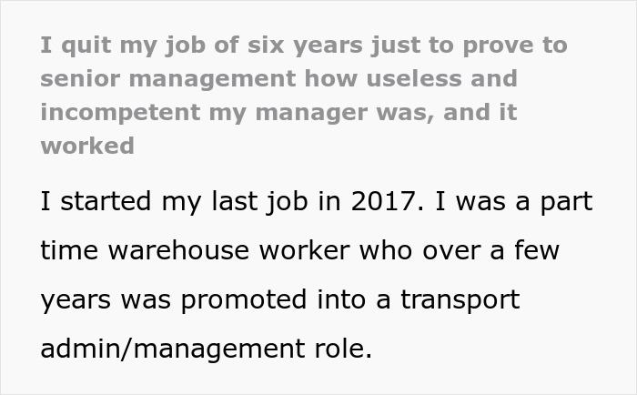 Guy Quits His Job Just To Prove His Manager Is Useless, It Works Wonders Guy Quits His Job Just To Prove His Manager Is Useless, It Works Wonders
