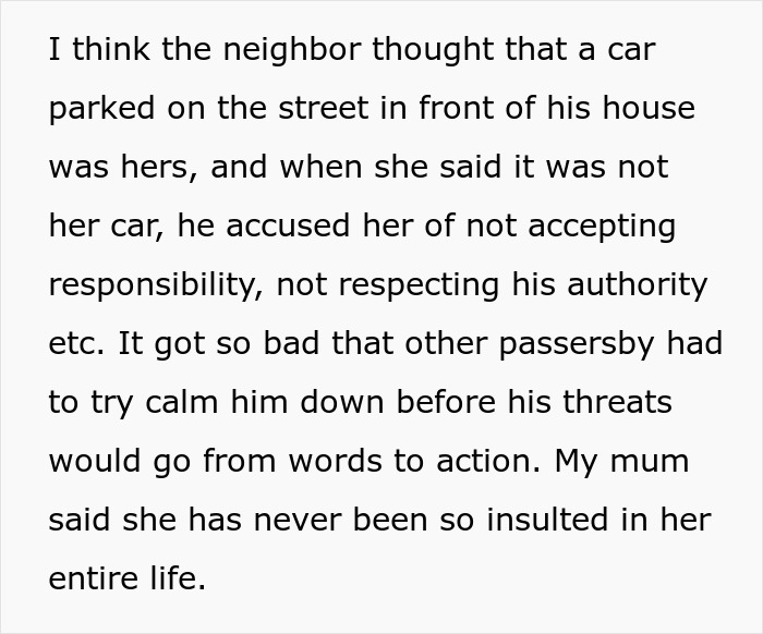 “Insult My Mother? Say Goodbye To Your Parking Spot”: Guy Teaches Grumpy Neighbor A Lesson