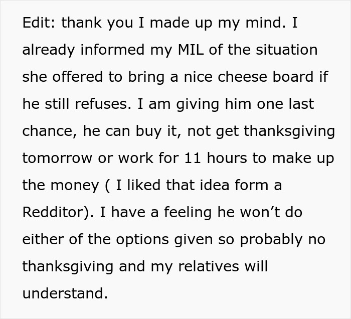 Teen wipes out $70 charcuterie board before Thanksgiving and faces consequences from mom to repay the cost. Teen wipes out $70 charcuterie board before Thanksgiving and faces consequences from mom to repay the cost.